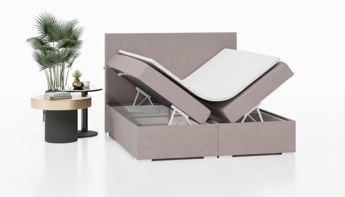 Revêtement de lit Design pour lit double Chambre Textile Meubles Lit de luxe à ressorts tapissier