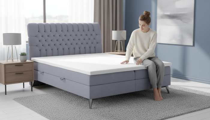 Lit Chesterfield Rembourrage Design Luxe Lit Double Chambre Lit à sommier tapissier