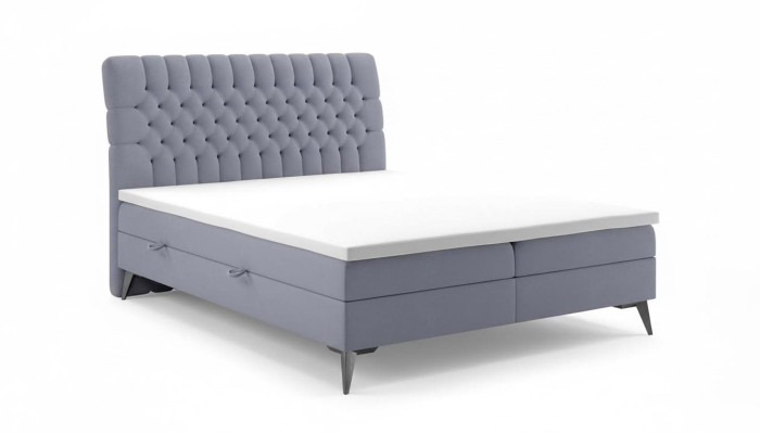 Lit Chesterfield Rembourrage Design Luxe Lit Double Chambre Lit à sommier tapissier