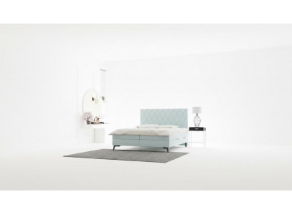 Chambre Lit Mobilier de luxe Tissu d'ameublement Design moderne Lit sommier à ressorts