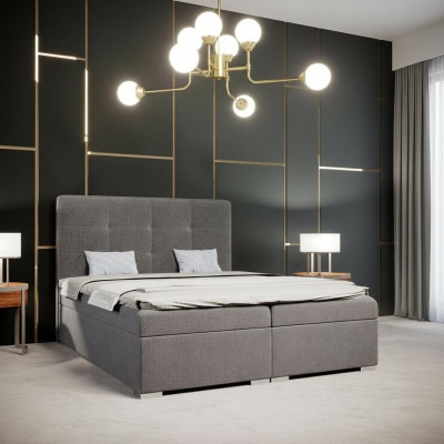 Lit Chambre De Luxe Tissu Mobilier Meubles Rembourrés style de lit en box spring