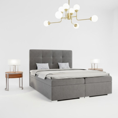 Lit Chambre De Luxe Tissu Mobilier Meubles Rembourrés style de lit en box spring