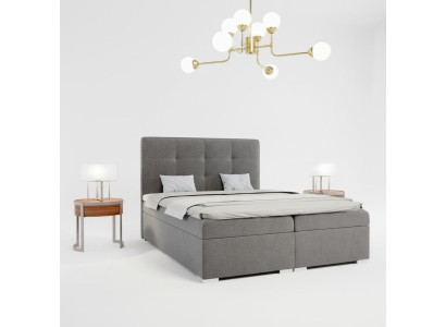 Lit Chambre De Luxe Tissu Mobilier Meubles Rembourrés style de lit en box spring