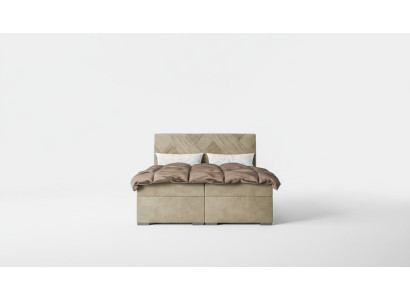Concepteur de lits de luxe Chambre à coucher Design Mobilier rembourré Moderne Lit double Lit à sommier tapissier