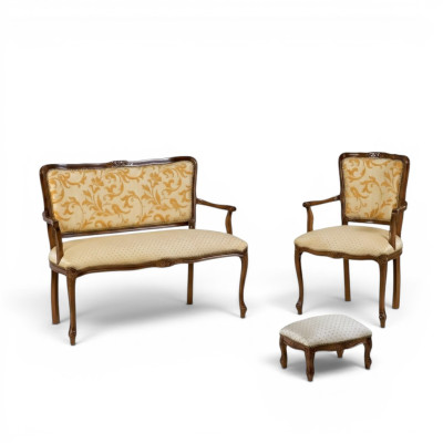 Conception de sièges de design classique élégants Ensemble de sièges Meubles rembourrés Banquette Tabouret Chaises