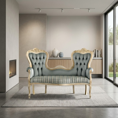 Banquette Chesterfield classique banc de meuble rembourré salon textile banc