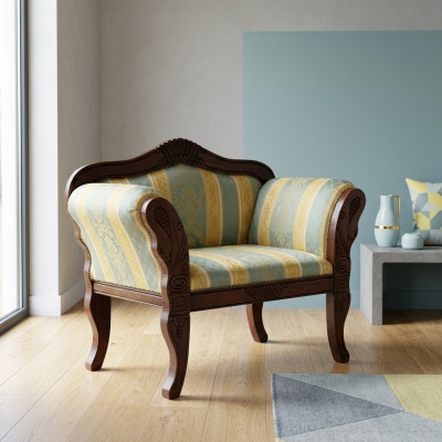 Classique fauteuil designer une place rembourré neuf Mobilier de salon
