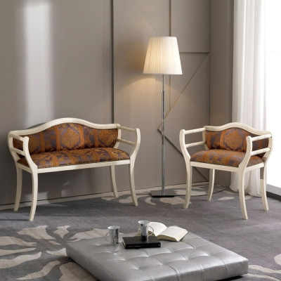 Ensemble de sièges classiques Tabouret Chaises Meubles rembourrés Meubles de salon Design