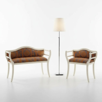 Ensemble de sièges classiques Tabouret Chaises Meubles rembourrés Meubles de salon Design
