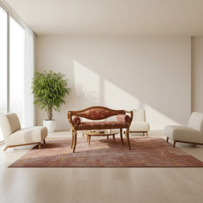 Banquette classique Designer Tabouret de rembourrage Banc rembourré pour salon nouveauté