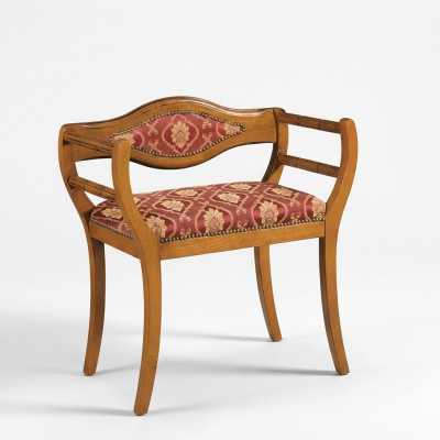 Chaise rembourrée, Siège de concepteur Textile Chaise rembourrée Meubles Tabouret de téléphone
