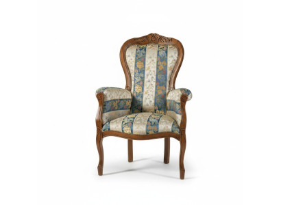 Fauteuil de concepteur Siège tissu Rembourrage Luxe Textile Meubles Classique Design