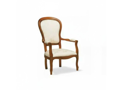Salle à manger chaise Chaise classique avec accoudoir Fauteuil en tissu designer Meuble fauteuil