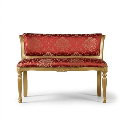 Siège de banc Tissu d'ameublement Style de siège classique Designer de salon Meubles