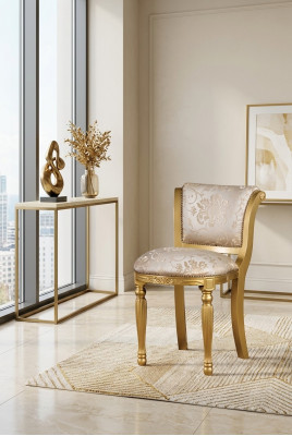 Chaise de salle à manger avec accoudoir Classique nouveau Mobilier de siège rembourré de designer