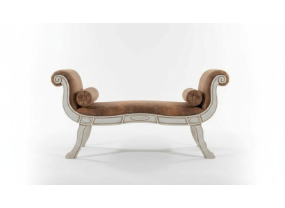 Banquette de salon classique Designer banc rembourré Style baroque nouveau
