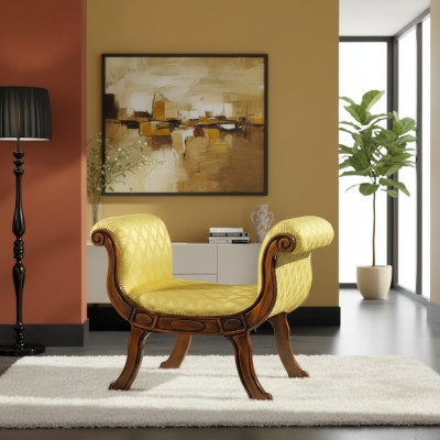 Banquette design Rembourrage Textile Tissu Classique Luxe Tabouret Meubles neuf