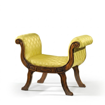 Banquette design Rembourrage Textile Tissu Classique Luxe Tabouret Meubles neuf