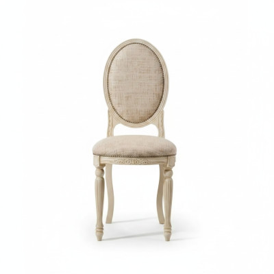 Chaise Salle à manger Chaise rembourrée Classique r nouveau Meubles Siège textile Fauteuil