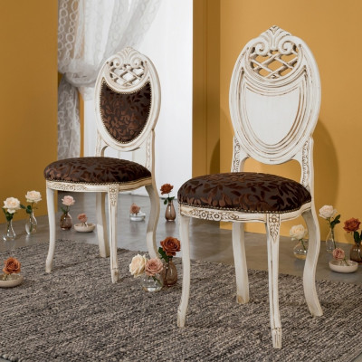 Chaise de designer classique Chaise de salle à manger Meuble de luxe nouveau fauteuil