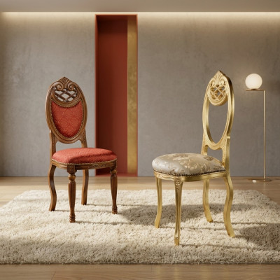 Chaise de salle à manger de luxe classique pour designer, siège inclinable de meubles