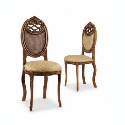 Chaise Mobilier Design Chaise Rembourrée Chaise de salle à manger Classique Bancs en bois
