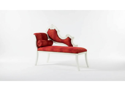 Chaise longue rouge Mobilier classique Mobilier de salon Chaise longue design