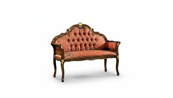 Banquette classique Chesterfield en tissu Mobilier de salon Mobilier de salon Siège de meubles