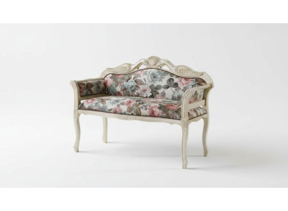Banquette classique de style antique Deux places Banc rembourré Design de meuble