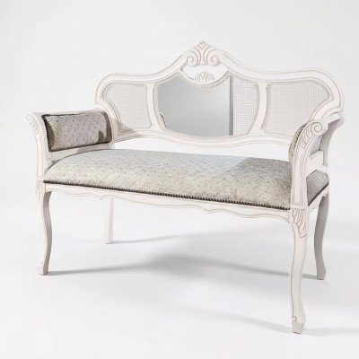 Tabouret Salon Classique Banc Siège Tissu Textile Mobilier Bancs Bancs