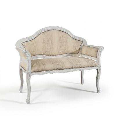 Beige Classique banc rembourré designer mobilier de salon nouveau luxe