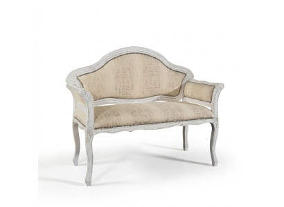 Beige Classique banc rembourré designer mobilier de salon nouveau luxe