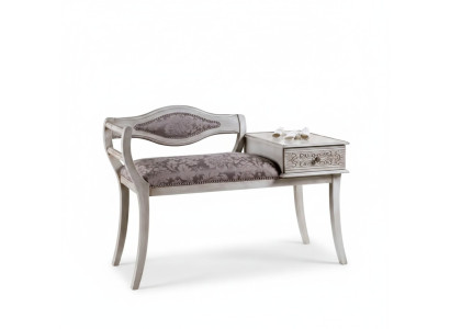 Banc rembourré de luxe Salon Textile Mobilier Style Classique r nouveau