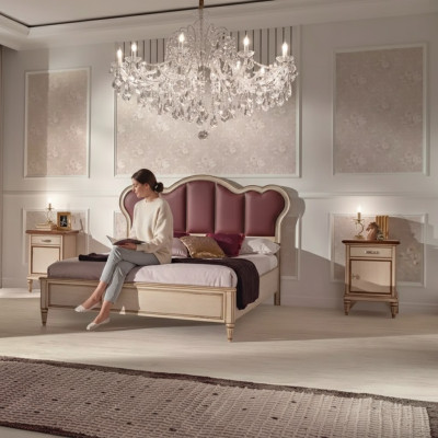 Chambre Complète Tables de nuit Modernes Lit de Luxe Ensemble de Meubles de Designer Neufs