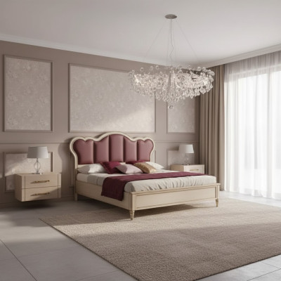 Chambre Complète Tables de nuit Modernes Lit de Luxe Ensemble de Meubles de Designer Neufs
