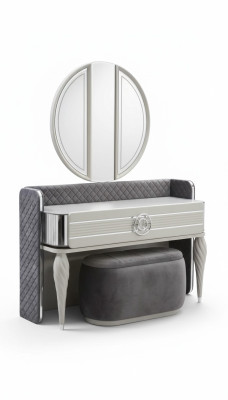 Coiffeuse de chambre avec miroir Luxe nouvelle console Design moderne