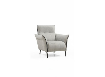 Fauteuil Design Revêtement Textile Mobilier Luxe Salon Moderne Fauteuil Rembourré neuf