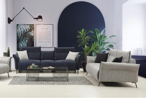 Ensemble de canapés 2 pièces canapé canapé chaise rembourrée design moderne mobilier de luxe