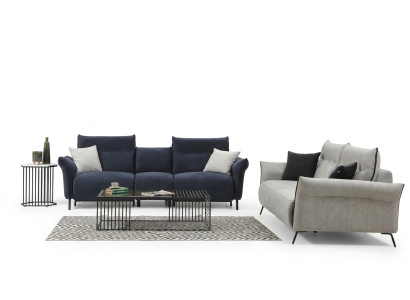 Ensemble de canapés 2 pièces canapé canapé chaise rembourrée design moderne mobilier de luxe