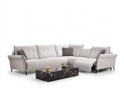 Canapé d'angle Salon Canapé Canapé Tissu Tapisserie Mobilier Moderne Designer neuf