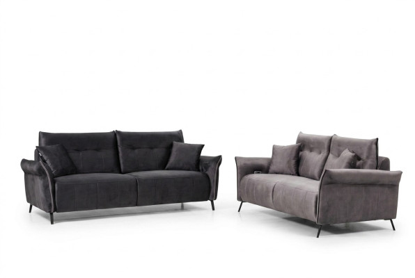 Ensemble de canapés - Ensemble de 2 pièces - Salon - 2 x Canapé - Canapé trois places - Mobilier moderne