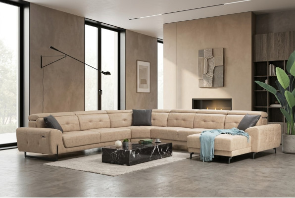 Canapé d'angle Meuble de siège en forme de U Meuble de siège design Canapé moderne Canapé Rembourrage