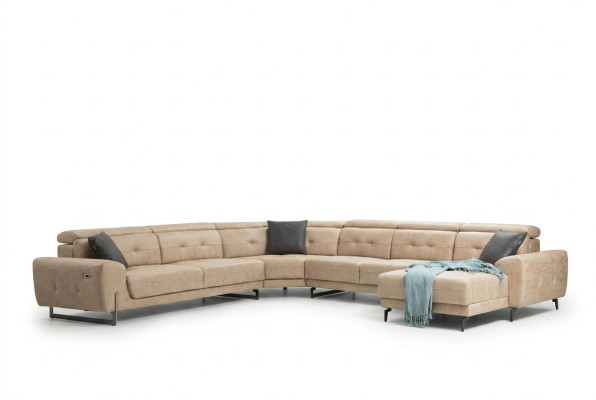 Canapé d'angle Meuble de siège en forme de U Meuble de siège design Canapé moderne Canapé Rembourrage