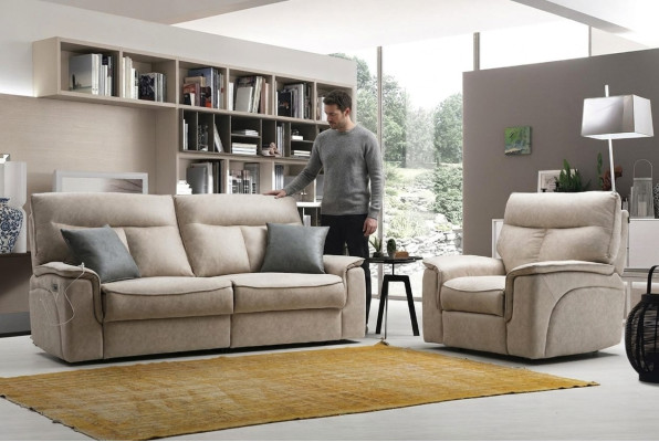Ensemble de salon Canapé trois places Canapé Moderne Fauteuil Siège Mobilier Design Meubles Rembourrés