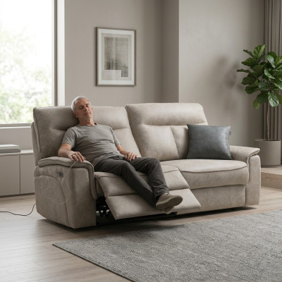 Canapé trois places pour le salon, design moderne de luxe, mobilier de sièges neuf