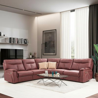 Canapé d'angle moderne Relax Siège Meubles de luxe Salon Canapé Canapé en forme de L nouveau