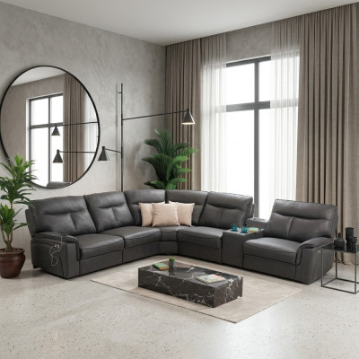 Canapé d'angle design en L Canapé de luxe Canapé d'angle rembourré moderne Suite d'angle nouveau