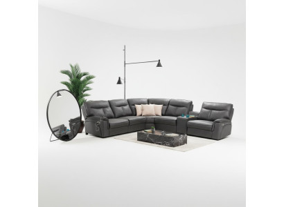 Canapé d'angle design en L Canapé de luxe Canapé d'angle rembourré moderne Suite d'angle nouveau