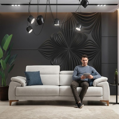 Canapé trois places canapé salon de luxe canapé rembourré design moderne mobilier neuf