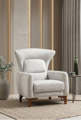Chaise de luxe design de meuble textile pour salon moderne